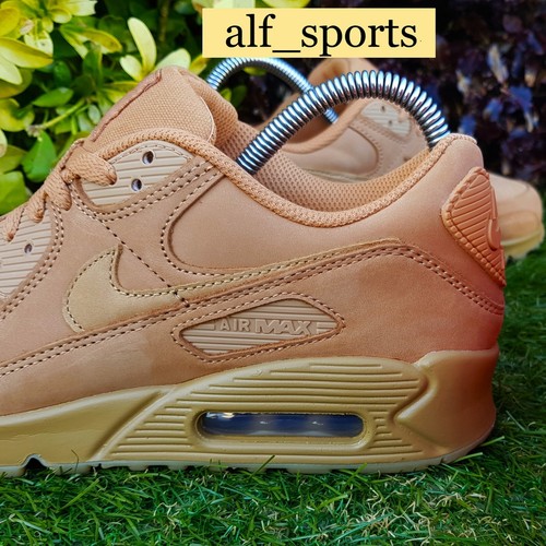 ❤ BNWB & Authentic Nike ® Air Max 90 Premium Flax Wheat Trainers in UK Size 7 - Bild 6 von 16