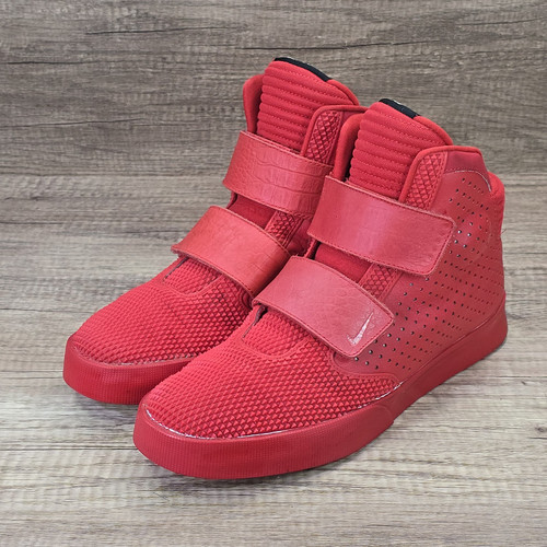 Nike Flystepper 2K3 PRM Men's Size 10.5 Red Sneakers (677473-601) - Picture 7 of 9