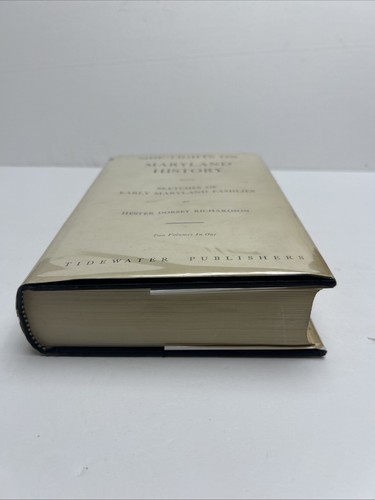 Side Lights on Maryland History 2 Vols in 1 Hester Dorsey Richardson 1967 HC - Picture 9 of 17