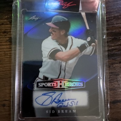 2026 Leaf Sports Heroes Prismatic Blue Sid Bream 1/3Auto Autograph