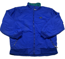 Vintage LL Bean Jacket Mens Large Warm-up Fleece Lined Full Zip Outdoors 90s