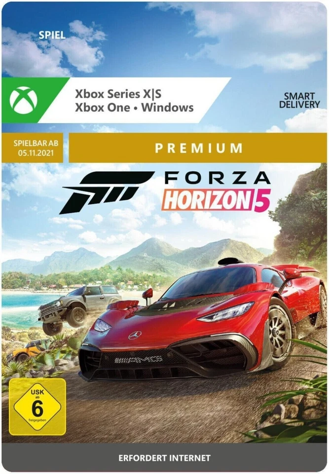Forza Horizon 5 Premium Edition Code per eMail (PC / Xbox Live) Deutsch