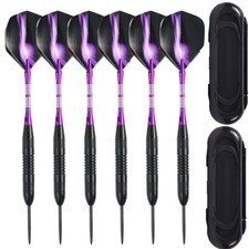 6Pcs Professional Competition 23g Tungsten Steel NeedleTip Darts Set With Case