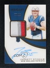 2019 Panini Immaculate /99 Jarrett Stidham #107 RPA Rookie Patch Auto RC