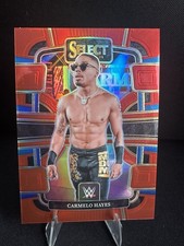 2024 Panini Select WWE - Concourse Carmelo Hayes #14 Red Prizm /175