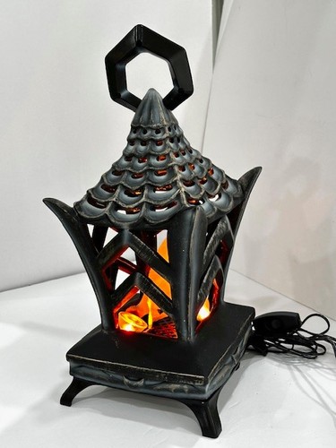 Vintage Gemmy 2006 Halloween Gothic Lantern Flicker Flame - Picture 16 of 24