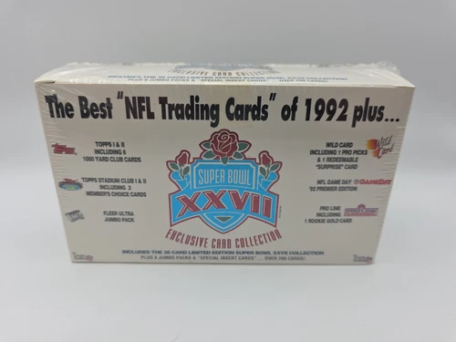 1992 Super Bowl XXVII Exclusive Card Collection FACTORY SEALED