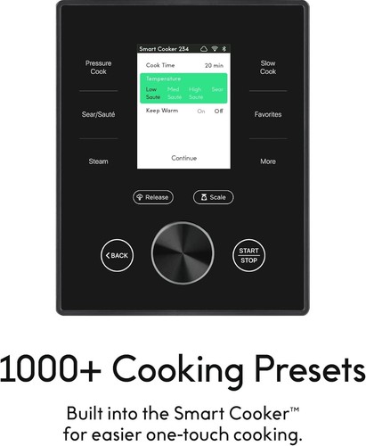 6 Quart Smart Cooker with Built-in Scale - Effortless Cooking with App Control - Picture 6 of 12