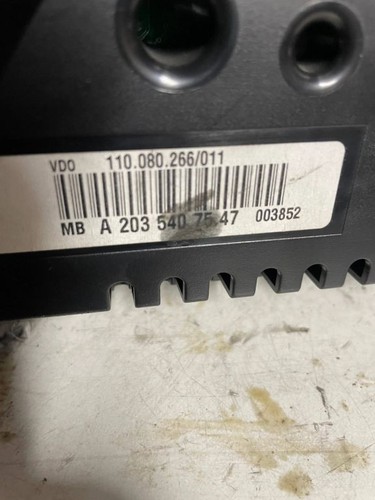 A2035407547 Quadro strumenti contachilometri benzina Mercedes-Benz C AMG W203 2005 - Foto 3 di 3
