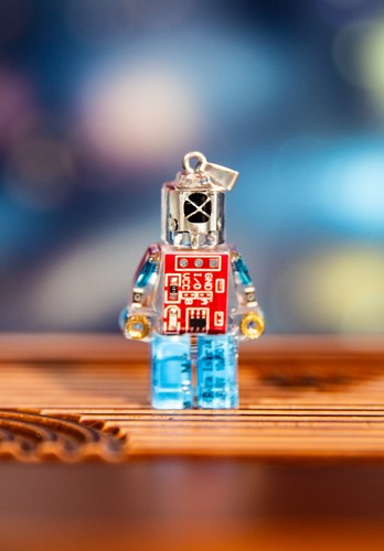 Cyberpunk Necklace with Robot Pendant, Unique Circuit Necklace, IT Tech Necklace - Picture 18 of 23