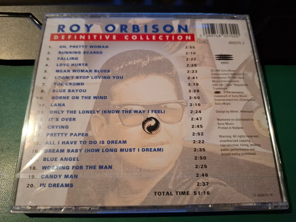 CD Roy Orbison Definitive Collection - Epic – Best of the Best - NEU & OVP - Bild 2 von 3