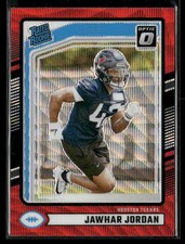2024 Donruss #390 Jawhar Jordan Optic Rated Rookies Preview Red Wave