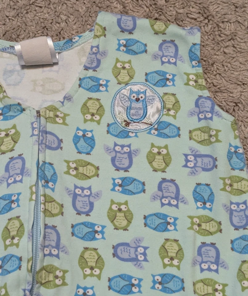 Saco de dormir Halo Swaddle transição corujas tamanho L 12-18M bebê criança 22-28lbs - Imagem 2 de 4