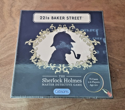 Sherlock Holmes 221B Baker Street Master Detektivspiel Gibsons NEU Sealed