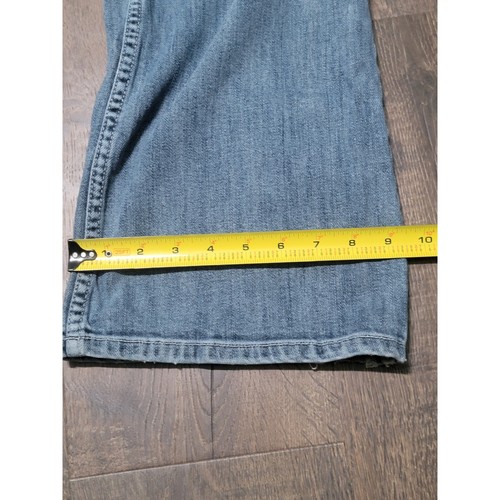 Pantalones de mezclilla Harley Davidson para motocicleta para mujer pierna acampanada azul talla 8 largos - Imagen 5 de 11