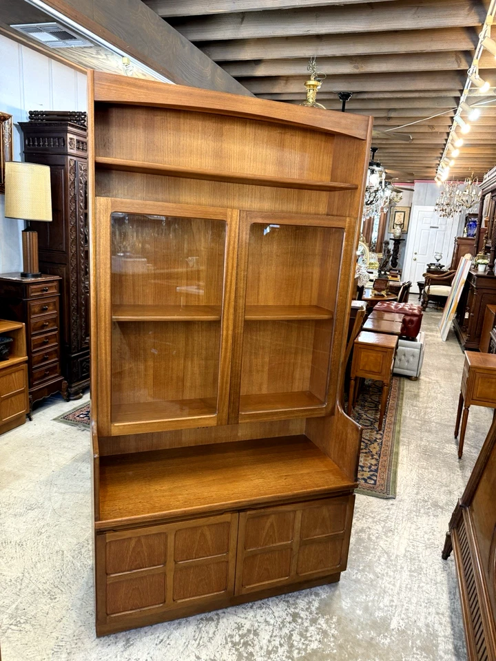 Mid Century Modern Teak Display Cabinet / Bookcase / Sideboard - Image 2 of 4
