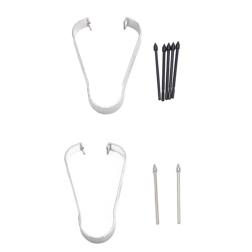 7x Touch Screen Pen Nibs Ti Alloy Replacement Tips With Tweezers For NEW - Afbeelding 5 van 12