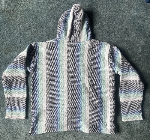Ron Jon Surf Shop Hoodie Herren XL gestreift Pullover Baja Kängurutasche Surf - Bild 2 von 10