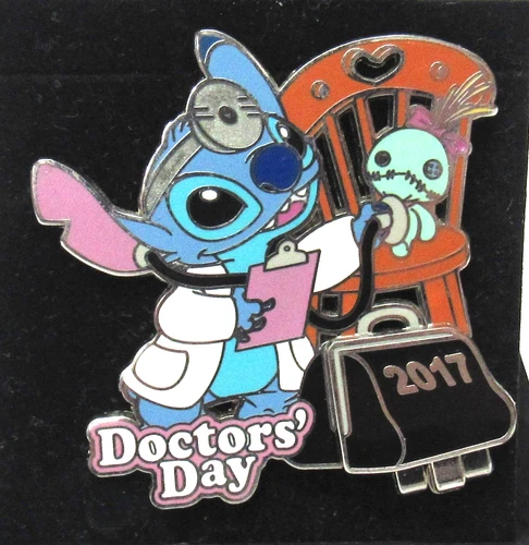 Disney Pin Doctors Day 2017 Stitch & Scrump Opening Case LE 3000