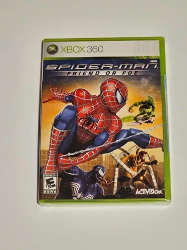 New Sealed Spider-Man: Friend or Foe Microsoft Xbox 360 Video Game Beautiful