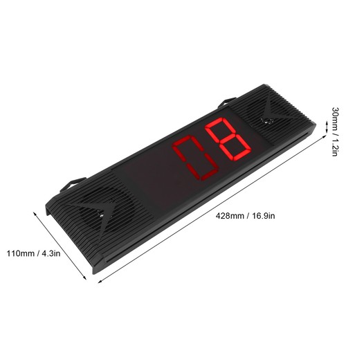 (US Plug)Queue Calling System Loud Speaker Screen Display 3 Digits Easy Opera - Picture 5 of 22