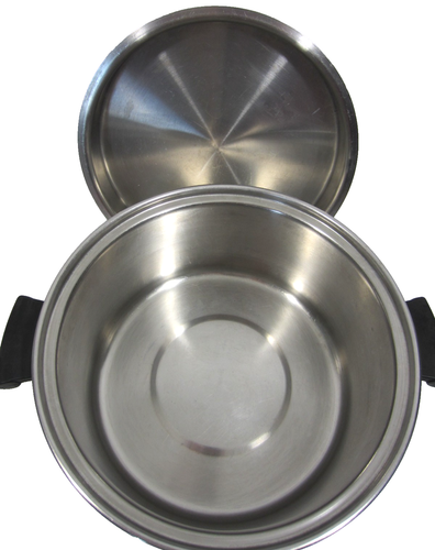 Wonder Ware 8 Quart Vintage Topf mit Deckel Edelstahl USA Mangan schwer Atomic - Bild 5 von 9