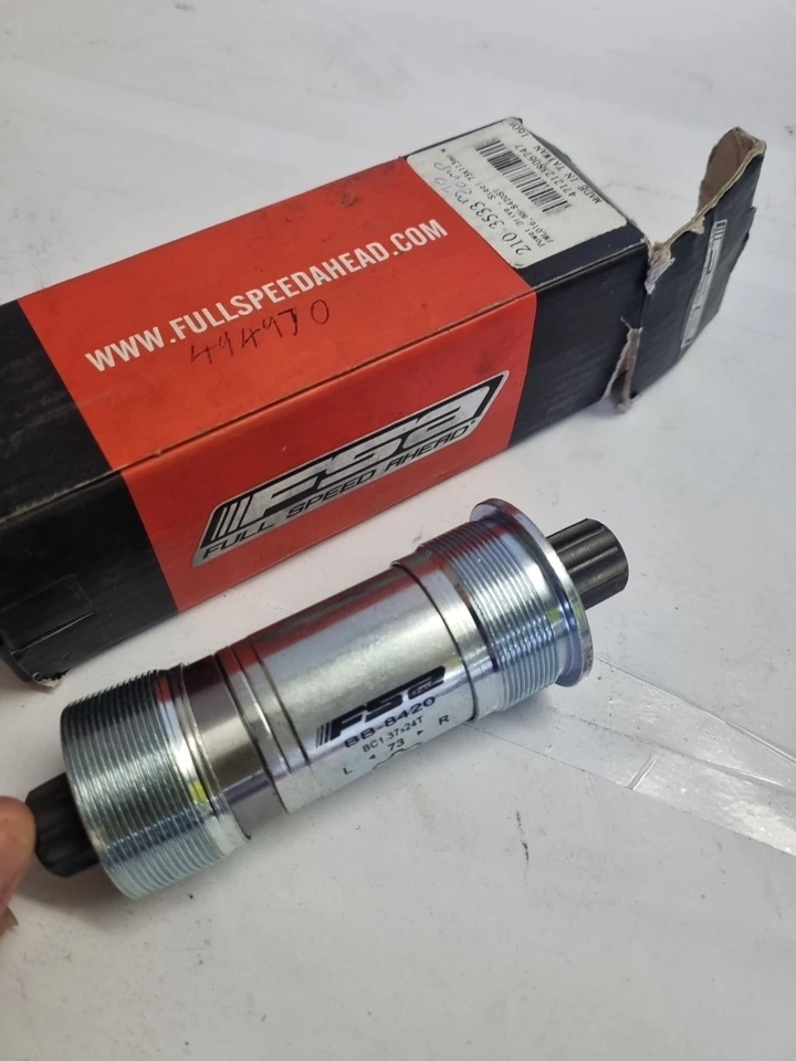 FSA Power Drive Bottom Bracket Cro-Mo Spindle - 73mm x 113mm 210-3533 REF A20 - Image 2 of 4