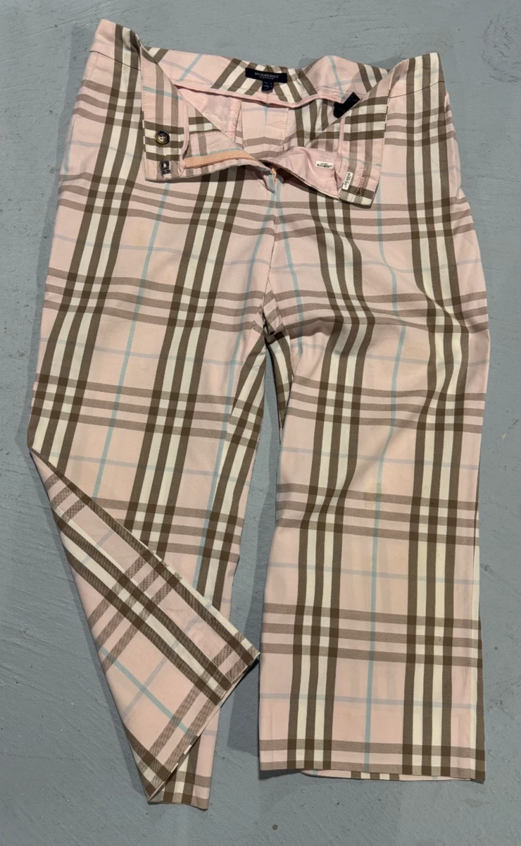Burberry Check Pants for Women for sale | eBay