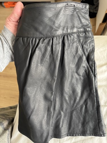 American Eagle Kunstleder Minirock schwarz Größe 14 - Bild 10 von 10