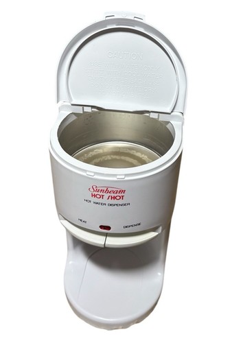 Sunbeam Hot Shot Dispenser Acqua Calda 16 Oz Bianco 3211 Testato Funzionante - Foto 4 di 8