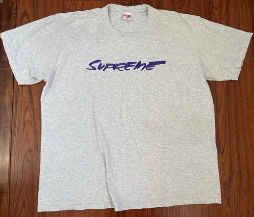 Tee shirt Supreme Futura Logo Justice For All XL gris cendré streetwear