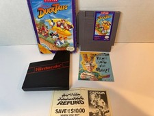 Disney's Duck Tales Nintendo NES Game 1989 Authentic Game Box Inserts Sleeve