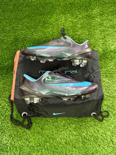 BNIB Nike Mercurial Vapor IV Vivid Blue FG - Size 9US/8UK - Picture 3 of 5