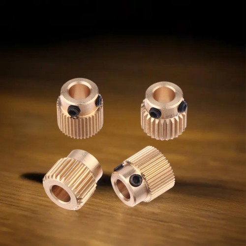 5Pcs Brass Extruder Wheel 26/40 Teeth Drive Gears For 3D Printer Accessories _yy - Afbeelding 8 van 11