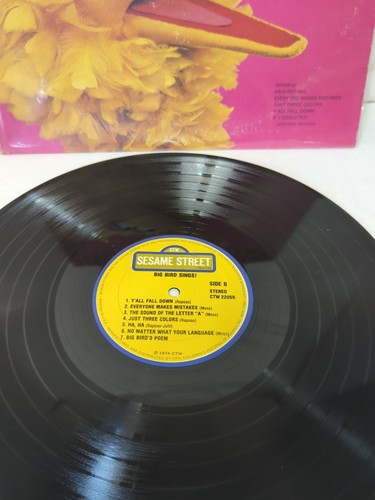 [VG/VG+] Big Bird Sings / Sleepy time Bird / Christmas Sing A Long - Vinyl lot - Picture 6 of 11