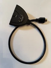 3-Port HDMI Switcher, Intelligent 3x1 Auto Selector - Full HD 3D 1080p HDCP