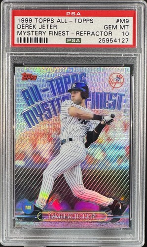 Derek Jeter [Refractor] #M9 1999 Topps All Mystery Finest card