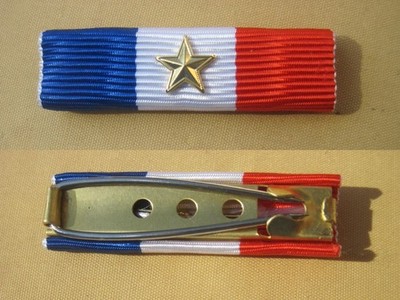 Barrette Rappel Dixmude Médaille acte de Courage et de Dévouement  Vermeil