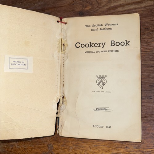 Rare 1947 Scottish Women's Rural Institutes Cookery Cook Book Vintage - Bild 2 von 5