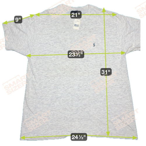 Polo Ralph Lauren T-Shirt Uomo Girocollo Tasca TAGLIA LARGE - Nuova con etichette Colore Crema - Foto 2 di 7