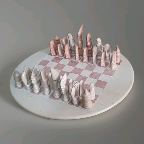 Hand Carved Stone Chess Set