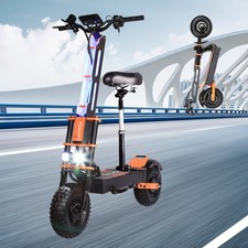 8000W 60V 38.8AH Foldable Electric Scooter Adult Dual Motor 14in Off-Road TireL2