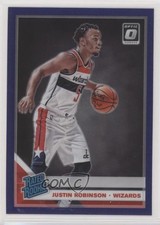 2019-20 Panini Donruss Optic Rated Rookie Purple Prizm Justin Robinson #174 fm0