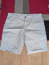 Mens Size 40W Grey And Navy Pinstriped Shirts Chino