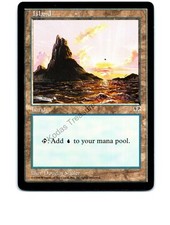 Island (Sunset)  Land Mirage MTG NP Near Mint or Better