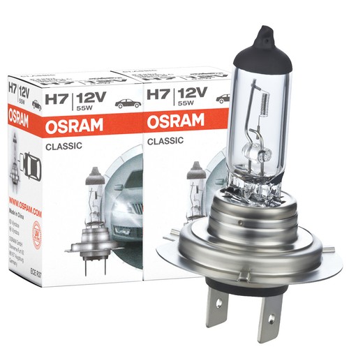 2x Osram H7 12V 55W  Lampe Autolampe Glühlampe Birne Duo Set Glühbirnen Birnen - Bild 1 von 5