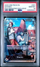 2025 ONE PIECE PROMOS PSA MAGAZINE EXCLUSIVE #001 SHANKS PSA 10