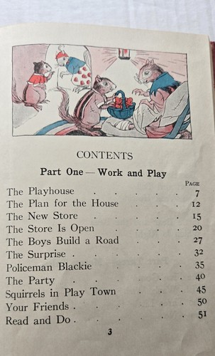 1935 Friendly Hour PLAYMATES Children's Book ONE - Picture 5 of 9