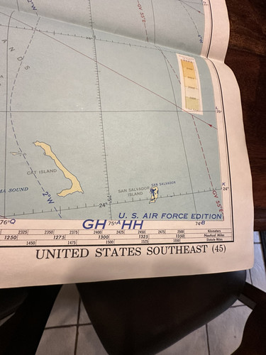 Lote de 28 mapas aeronáuticos seccionales restringidos de la Segunda Guerra Mundial W2 1943-44 - Imagen 16 de 16