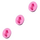  Set of 3 Baking Fondant Cake Moulds Silicone Sugar Mold Molds Bakeware